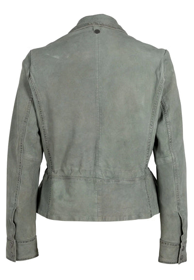 Amaja RF Sage Leather Jacket