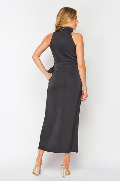 Hackett Black Cowl Neck Dress