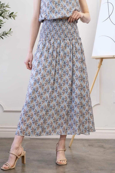 Wilfred Blue Floral Skirt