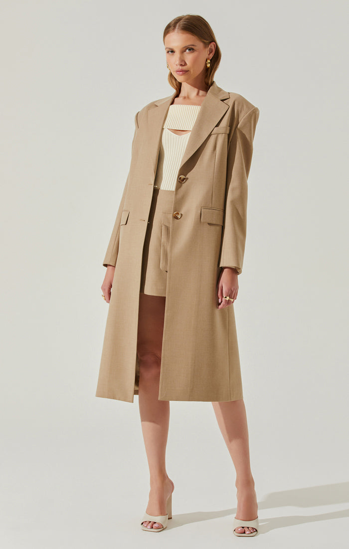 Brylee Taupe Coat