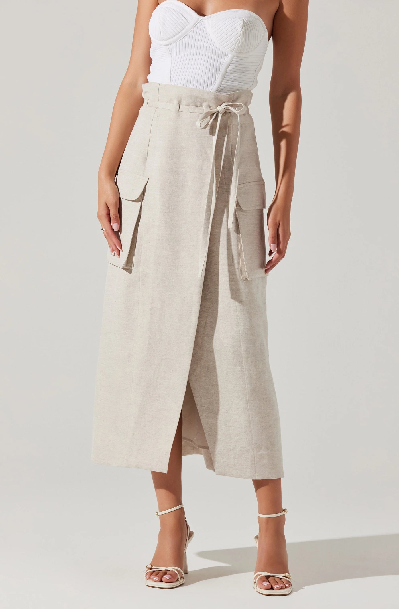 Nara Beige Skirt