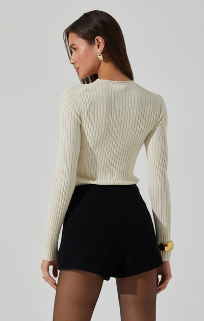 Reece Cream Sweater