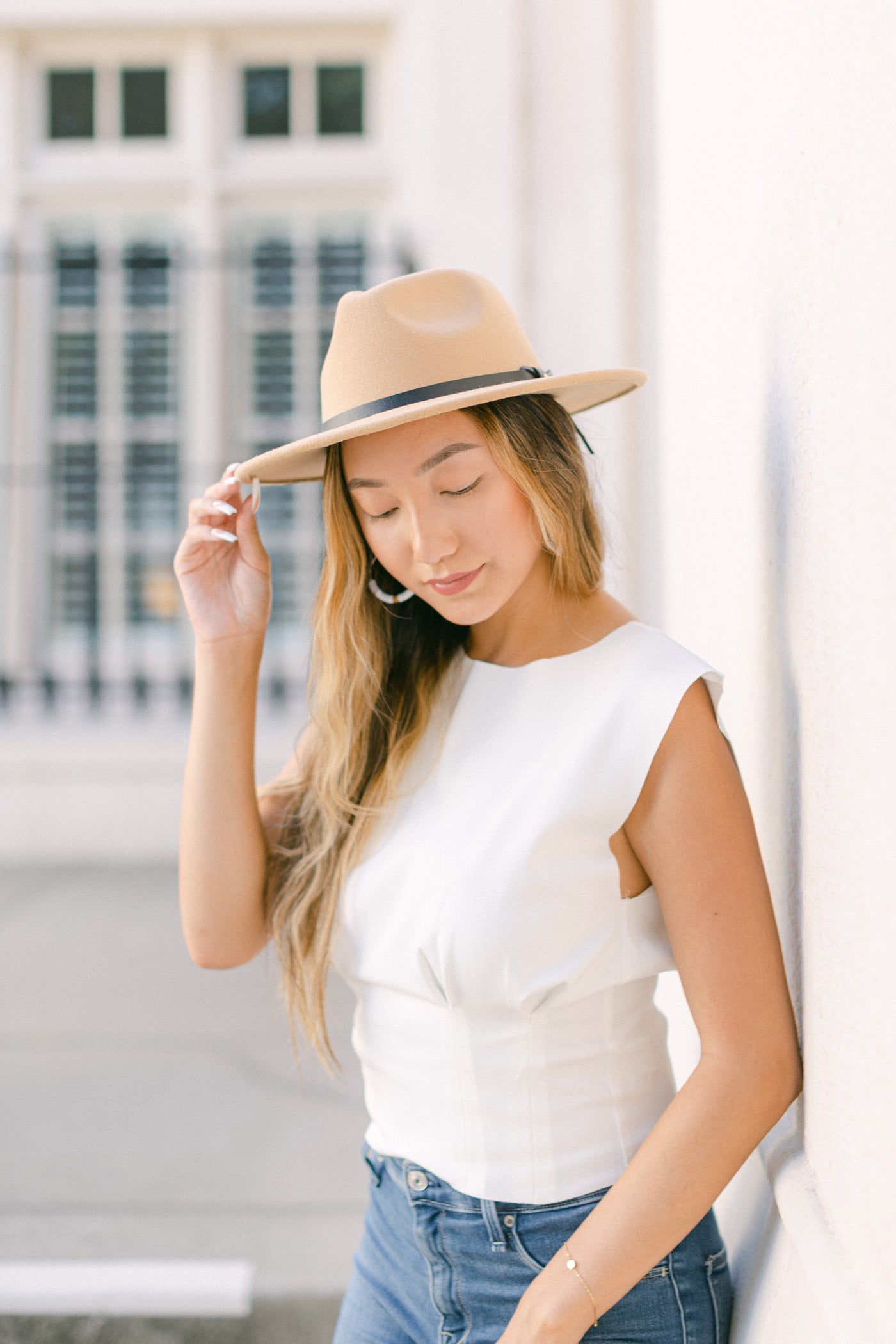 Shine Through Golden Tan Fedora Hat